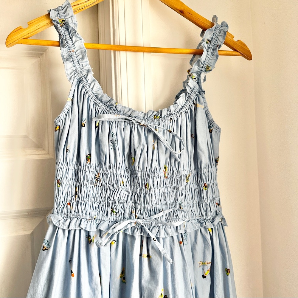 Anthro En Saison Zoey Swimmers Midi Dress - Picture 4 of 8